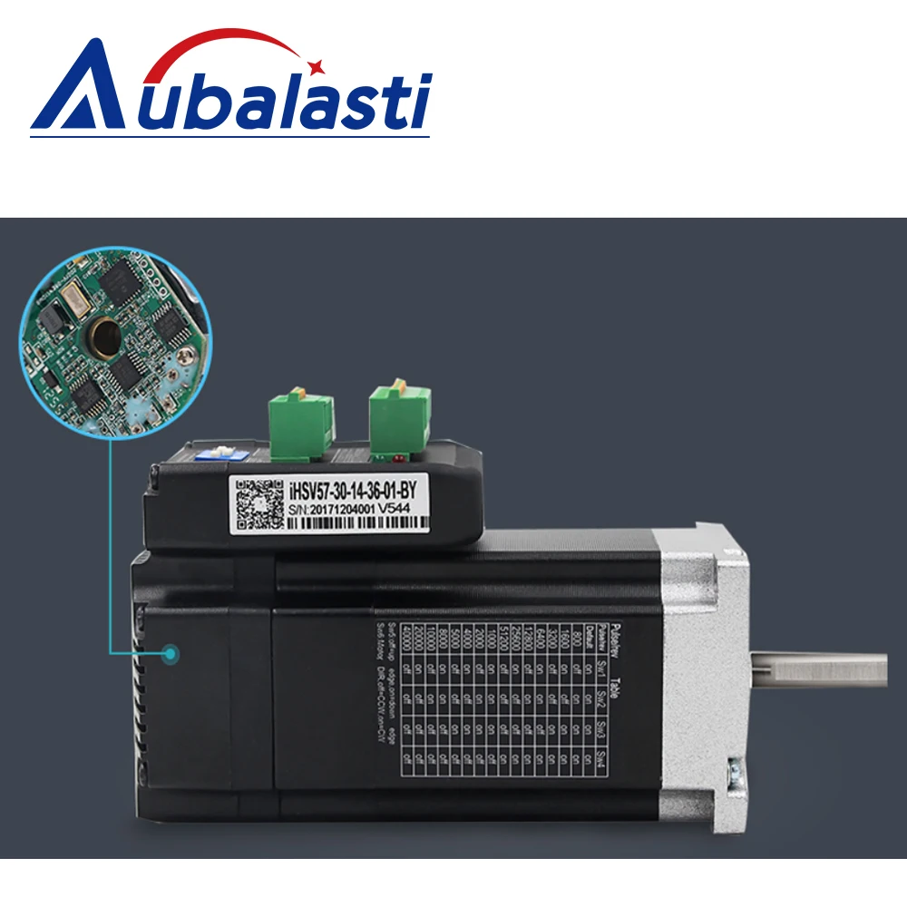 Aubalasti JMC Nema23 140 Вт 0 45 Нм 3000 об/мин встроенный драйвер серводвигателя 36 В