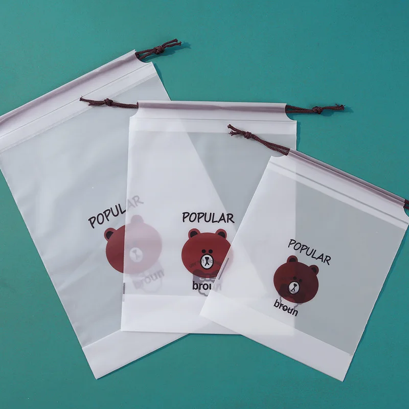 Портативные сумки для хранения сумка багажа с карманом на шнурке одежды обувь