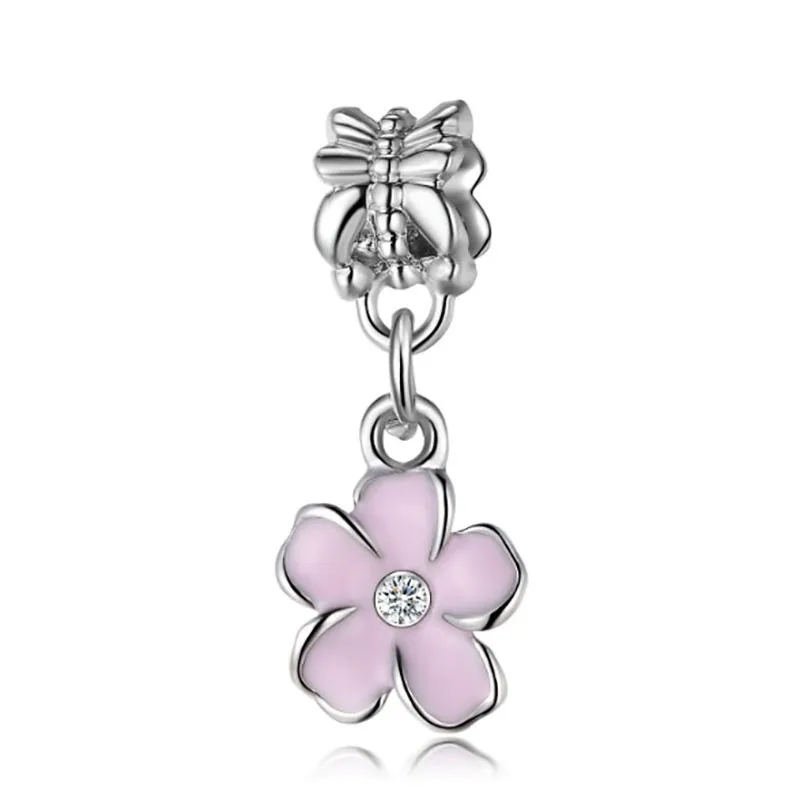 Fit Pandora шармы плата Де Ли Серебро 925 оригинальный браслет ювелирные изделия