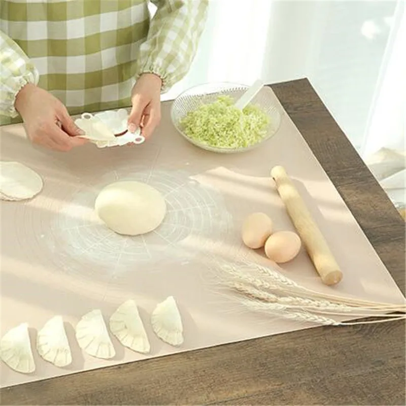 Силиконовые коврики для выпечки лист тесто пиццы антипригарный чайник держатель