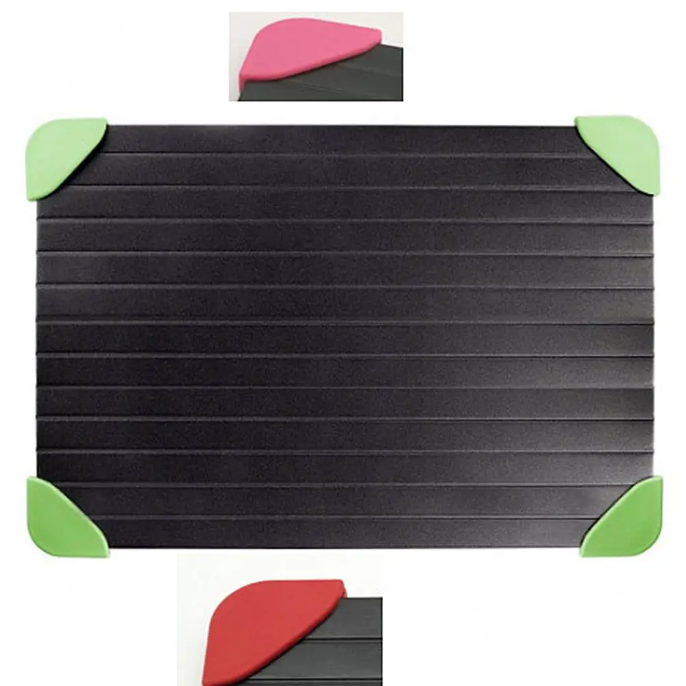 

Plastic Defrost Tray Corner Protector Edge Safety Cover Meat Food Pad Mat Supplies Safety Covers Guard Kitchen Tools
