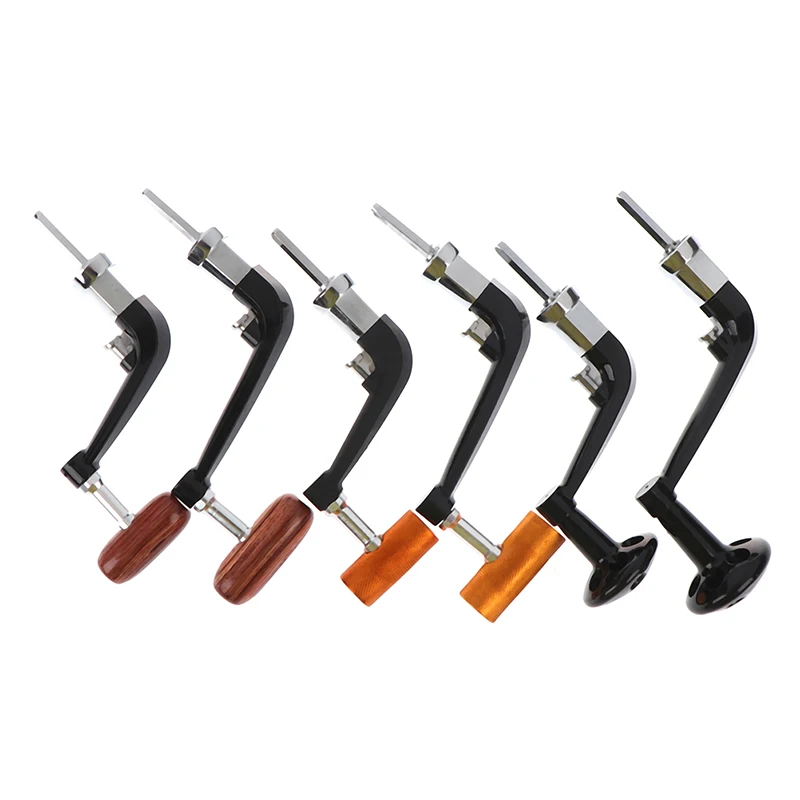 Металлическая Спиннинг рыболовная Катушка Ручка Складная качающаяся рука для