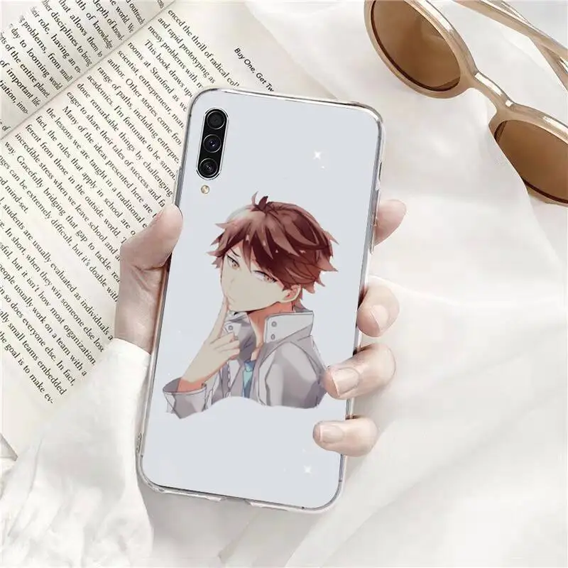 

Haikyuu Hinata Anime Phone Case Transparent for Samsung s9 s10 s20 Huawei honor P20 P30 P40 xiaomi note mi 8 9 pro lite plus