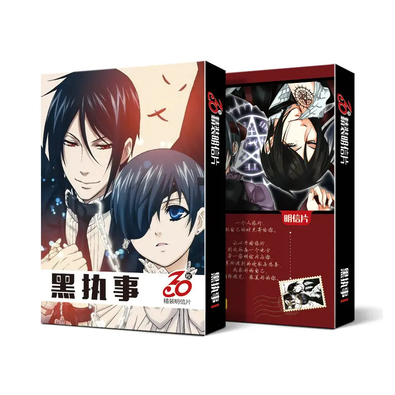 Аниме открытка 30 шт./коркоркор. красочные бумажные открытки Коллекция