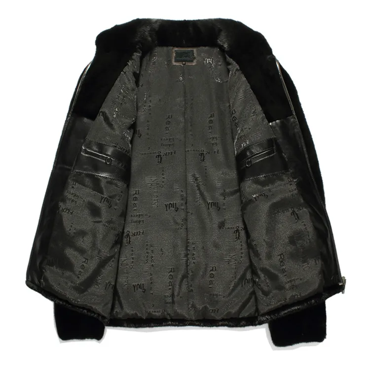 Пальто из натурального меха зимняя мужская куртка Мужская одежда 2020 теплая