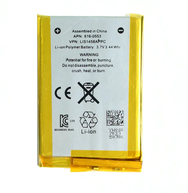 

3.7V 3.44Whr Li-Polymer Replacement Battery 616-0553 For iPod Touch 4th Generation A1367 Battery+Tool Kit