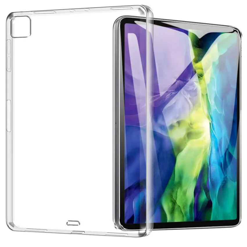 Прозрачный тонкий чехол для 2020 iPad pro 12 9 дюйма стандартный Apple Pro 11 дюймов мягкий с