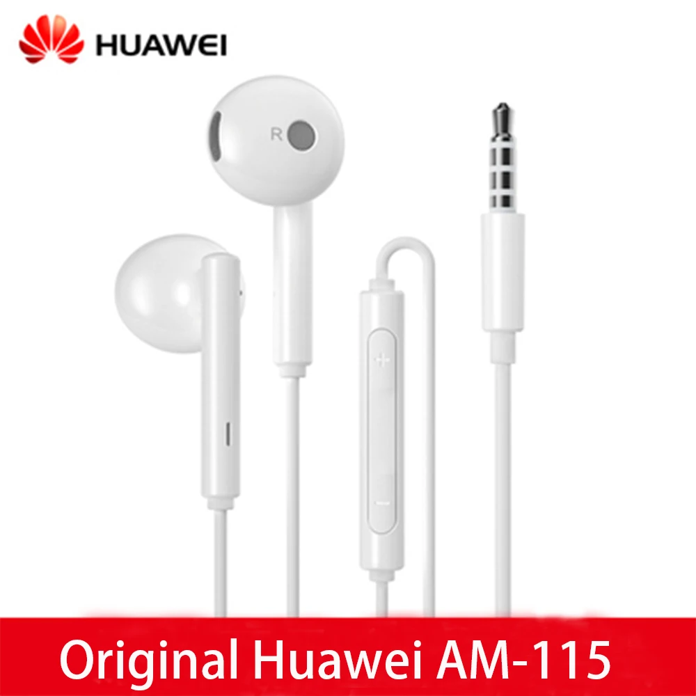 Оригинальные наушники Huawei Honor am116 гарнитура с микрофоном 3 5 мм/Type c для P8 P9 P10 P20 Pro Mate