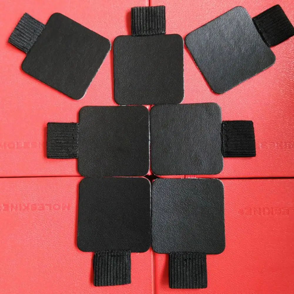 

Leather Self Adhesive Leather Pen Clip Rubber Elastic Loop Pencil Clip Notebook Diary Journals Clipboards Pen Holder