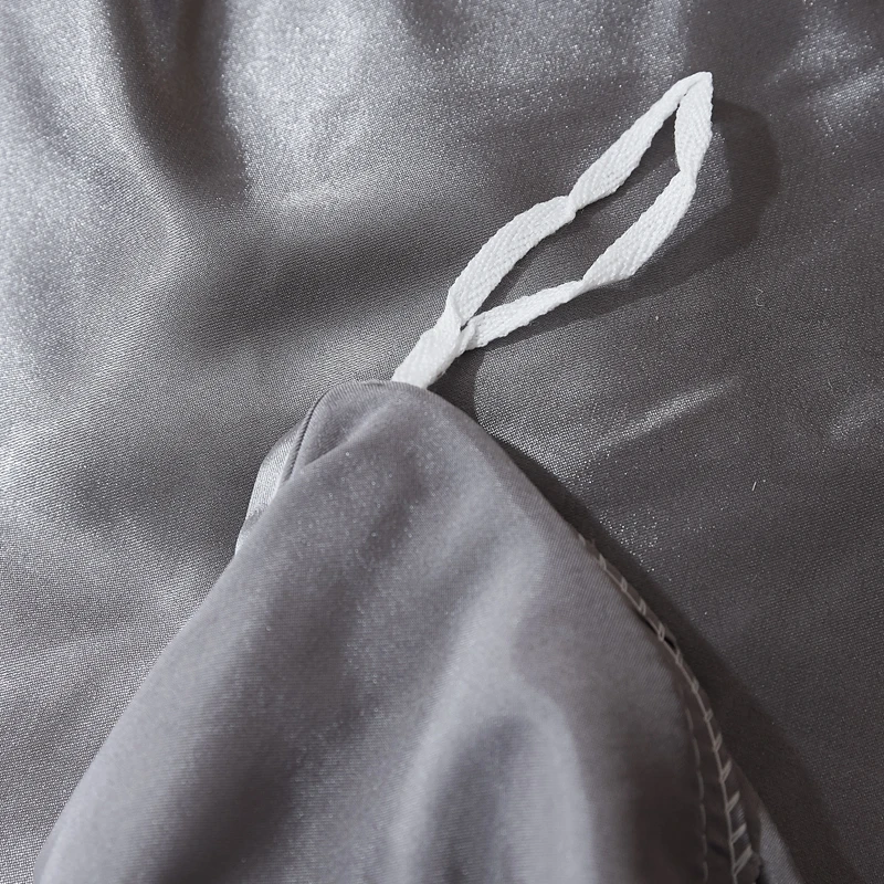 Пододеяльник однотонный 1 шт. покрывало из сатина шелковое одинарное двойное