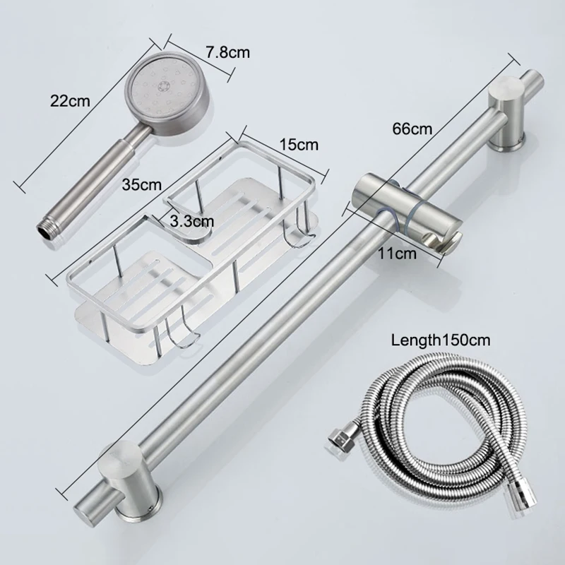 Душевая стойка ELF981 из нержавеющей стали