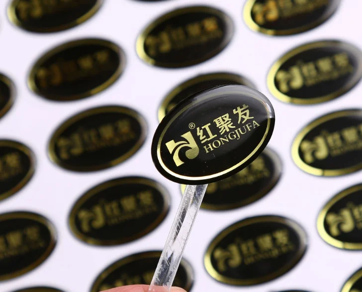 Конкурентная цена пользовательская 3D-печать этикеток из эпоксидной смолы --- C5040 |