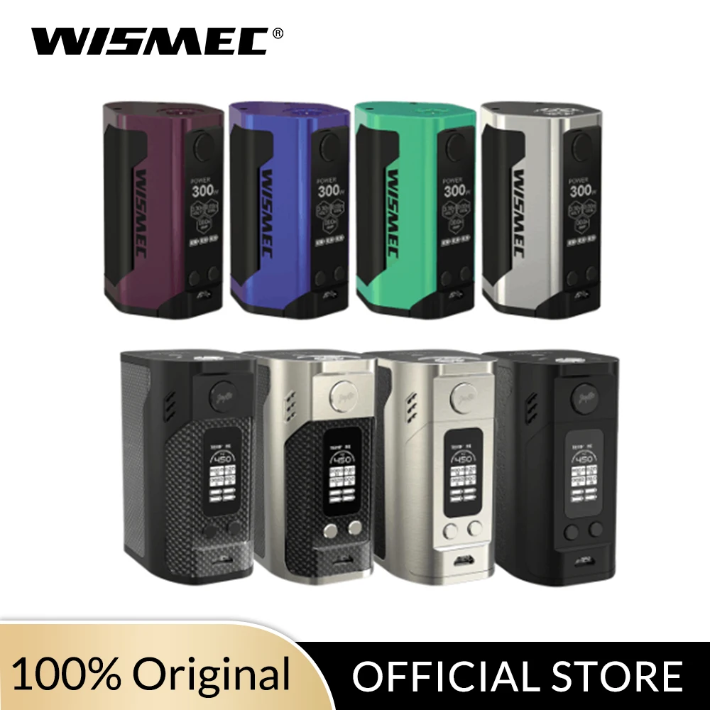 Оригинальная электронная сигарета Wismec Reuleaux RX300 TC Mod Box/Gen3 mod 300 Вт Max Output Использует