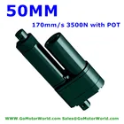 50 мм ход 170 ммсекция линейный привод скорости с отзывы потенциометра 12 В 24 В 3500N 770 фунтов нагрузка LAT5P