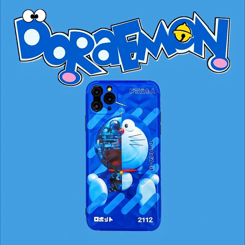 Чехол для телефона с аниме дораэмоном japanora iPhone 11 Pro Max X XS XR 7 8 Plus 3D мультяшный