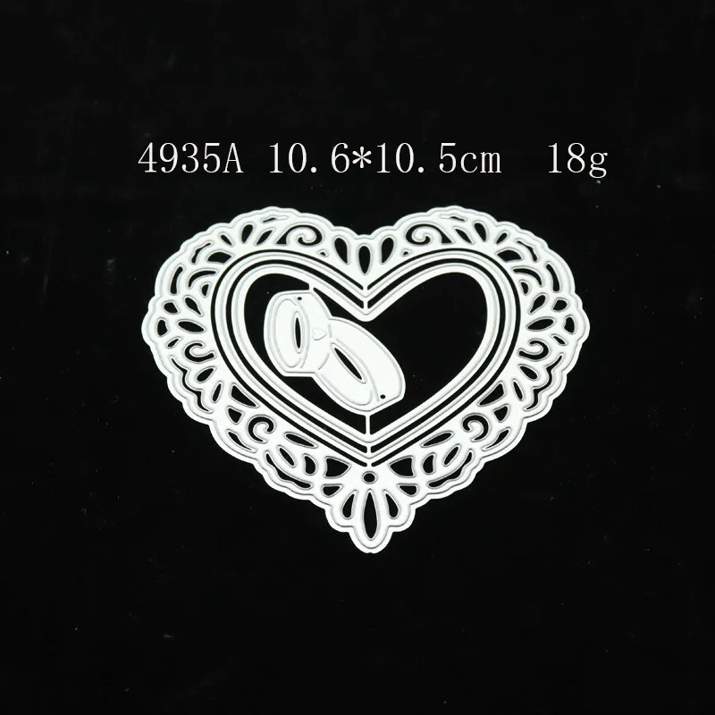 

New Craft Metal Cutting Dies Heart Shaped Newcomer Scrapbooking Photo Album Postcard Handcrafted Decoration Embossing Knife Mold