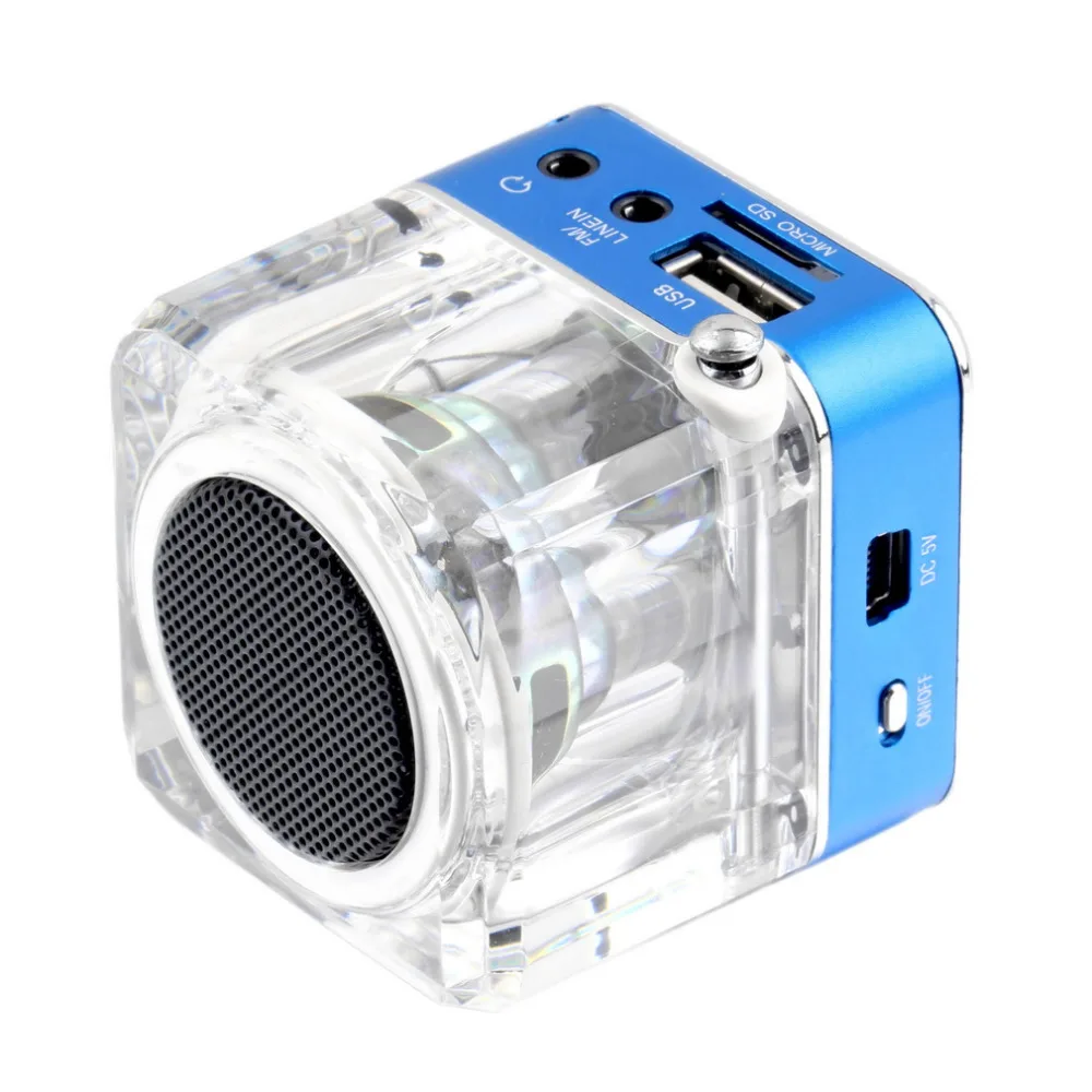 Мини-динамик lcd HiFi Музыка MP3/4 плеер Micro SD/TF USB диск FM радио
