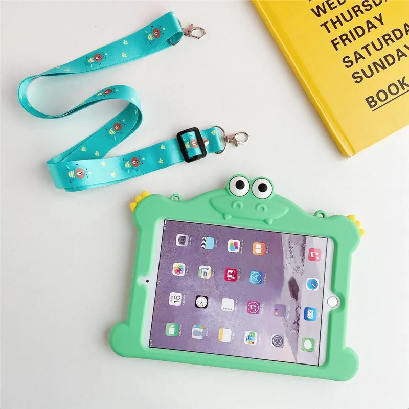 

Детский мультяшный Чехол для iPad 9,7 2017 2018 Pro 9,7 ''Air 1 2, мягкий силиконовый чехол с подставкой, чехол для планшета, чехол для iPad 10,2