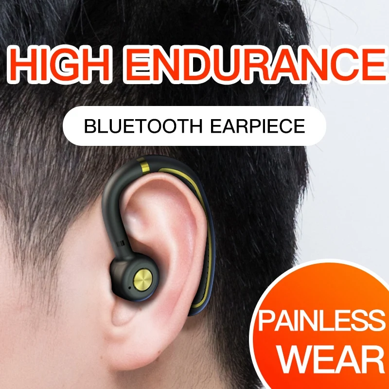 

K21 Bluetooth Headphones Vehicle-Mounted Ear-Mounted Super-Long Standby Auto Broadcast Name Headset with Charging Box