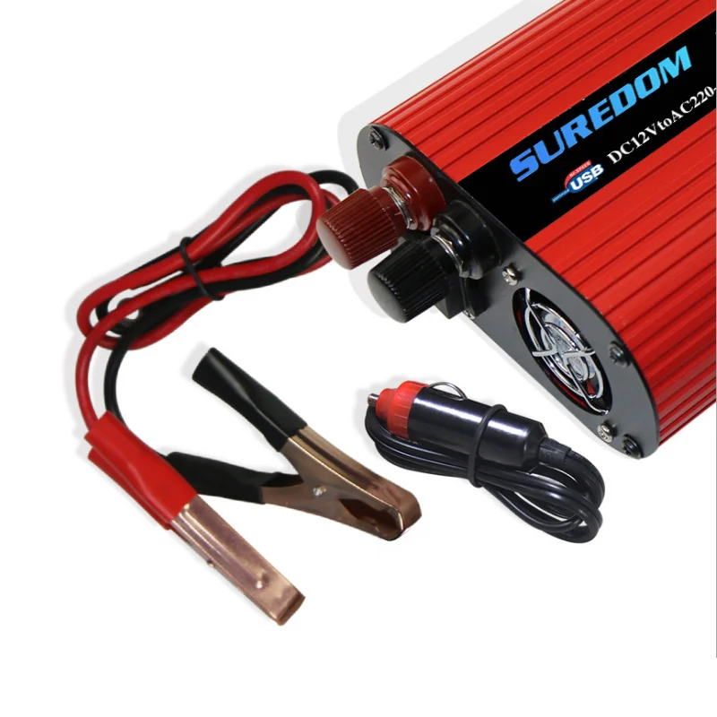 1500 Вт двойной USB DC 12 V/24 V к AC 120 V/220 преобразователь мощности автомобильный инвертор