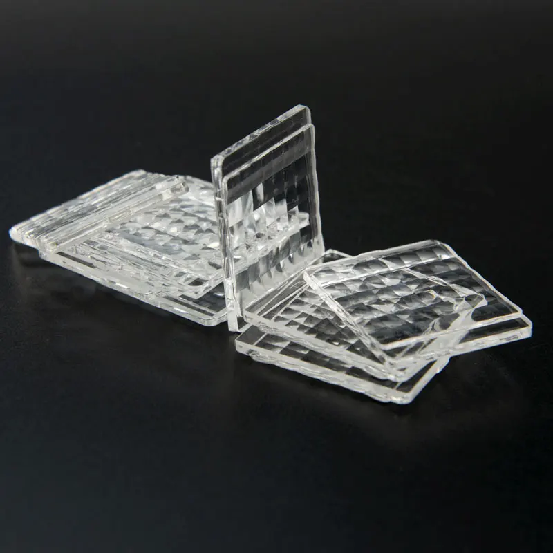 20 шт дефектные прямоугольник Fly линзы Рыбий глаз в виде чешуи Призма соединения с