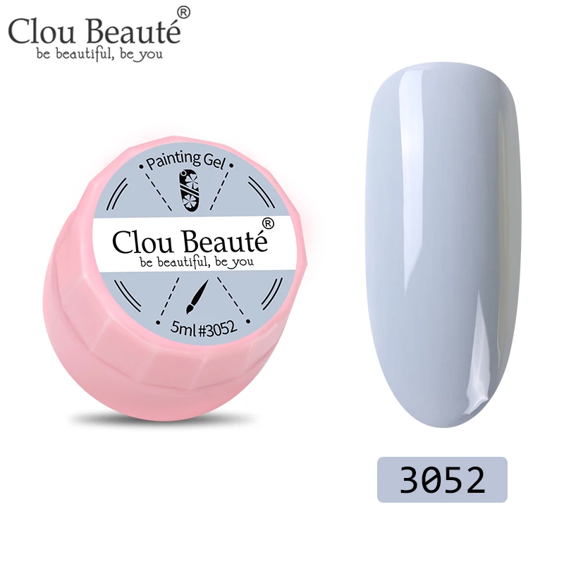 3052 Clou Beaute 72 цвета гель-краска УФ/светодиодный гель для ногтей замачиваемый дизайн ногтей светодиодный лак для ногтей УФ-гель для ногтей DIY Краска паук гель лак - Цвет: 3052