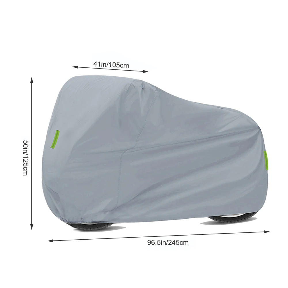 

2021 New Motorcycle Cover Universal Waterproof Moto Raincoat Against Dust 210D Oxford Cloth for Honda Suzuki Kawasaki Yamaha BMW