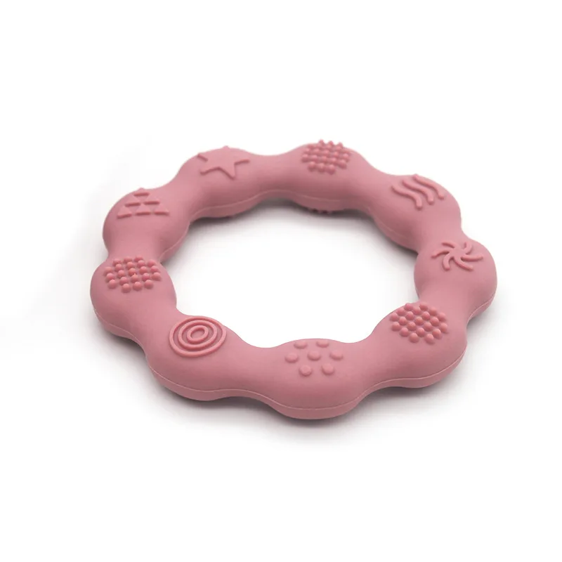 Pulsera de silicona para el Cuidado Oral del beb&eacute;, mordedor, joyas y comida, sin BPA de dentici&oacute;n juguete para reci&eacute;n nacido, 1 Uds.-3