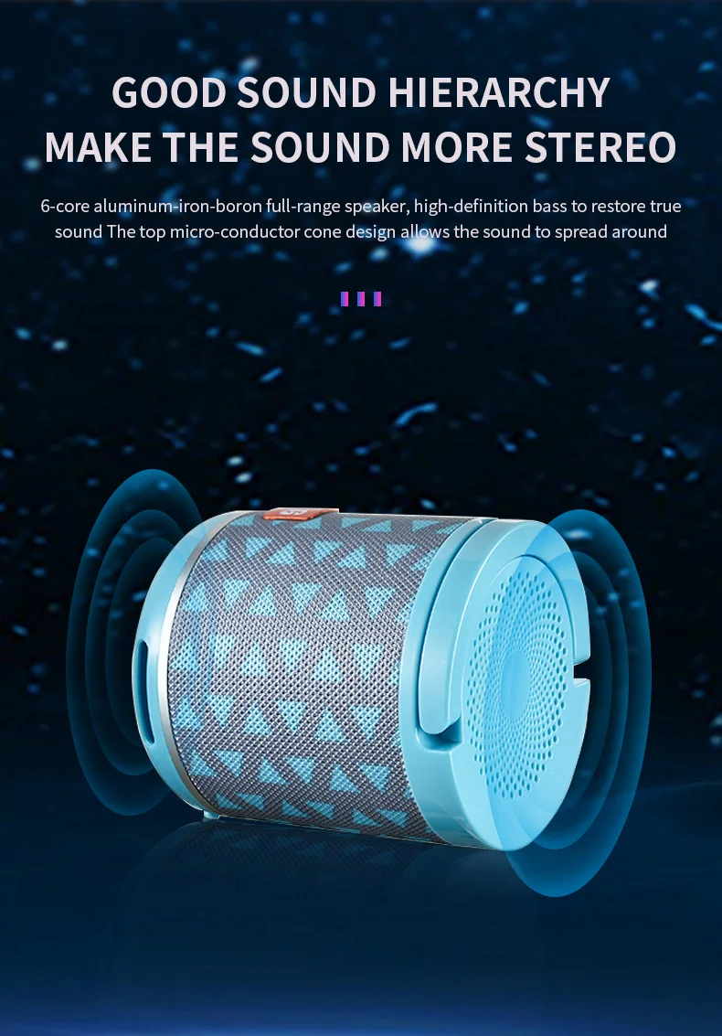 TG518 Bluetooth динамик держатель телефона TWS серия FM карта сабвуфер беспроводной открытый портативный маленький Bluetooth динамик