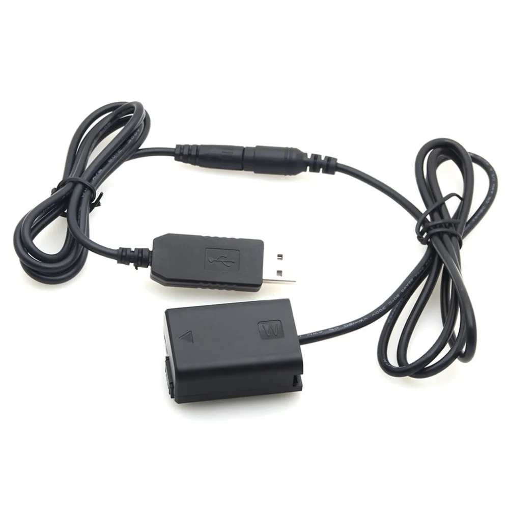 Адаптер питания NP FW50 пустышка батарея DC power Bank 5V 2A одиночный usb адаптер блок и