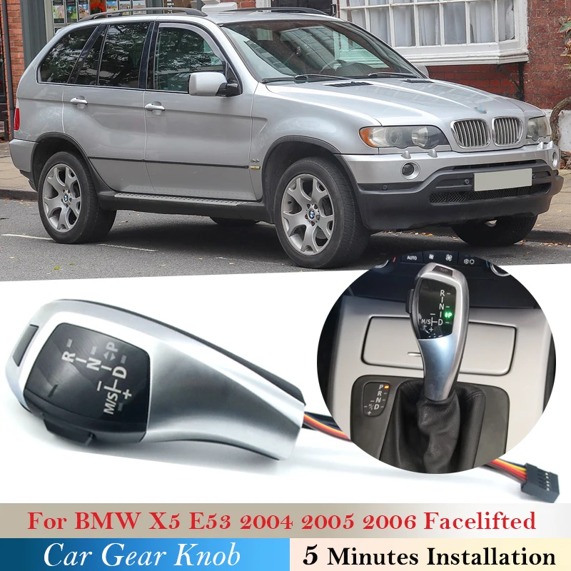 Для BMW X5 2004 2005 2006 E53 автомобильная светодиодная подсветка рычаг переключения