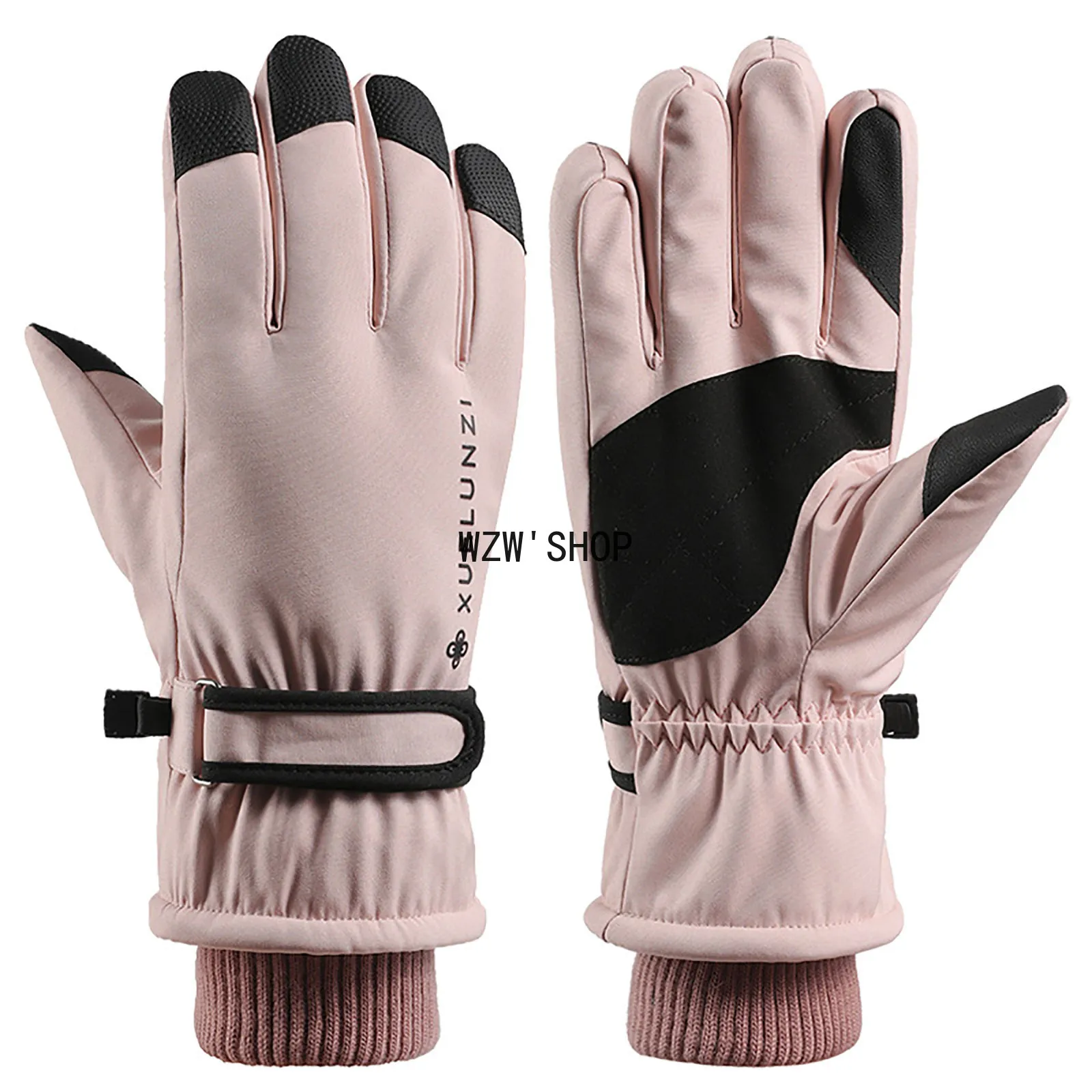 

Women's Ski Gloves Winter Warmth Full-finger Plus Velvet Mountaineering Snow Motorcycle Gloves Outdoor Cycling Free Shipping