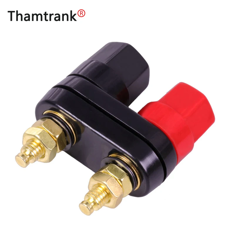10 шт. топ продаж высокое качество пара терминалов красный черный разъем