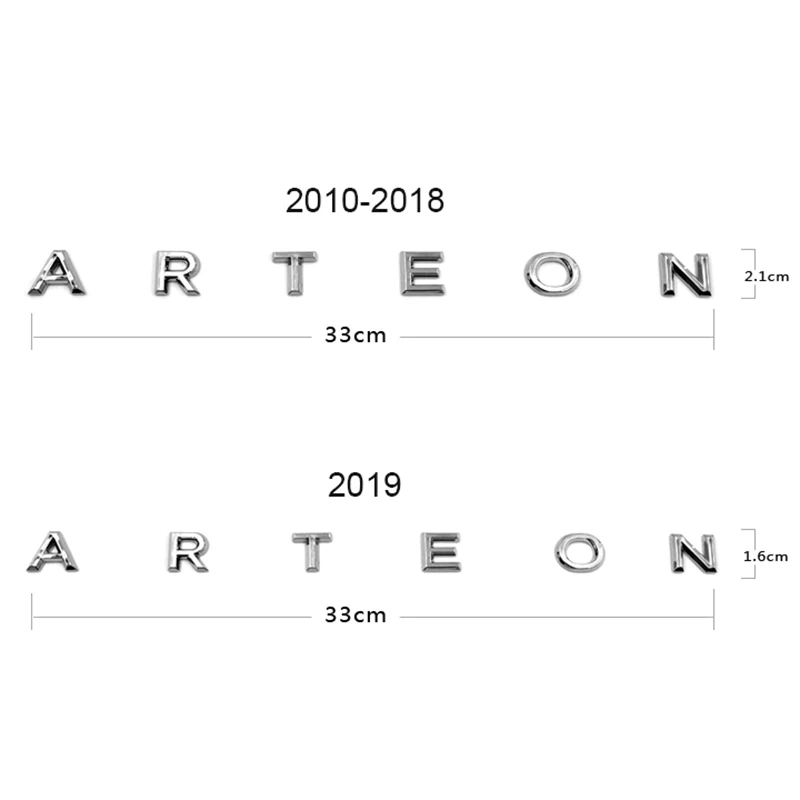 Новинка 3d-эмблема с буквами шрифтов для CC ARTEON автостайлинг установка логотип