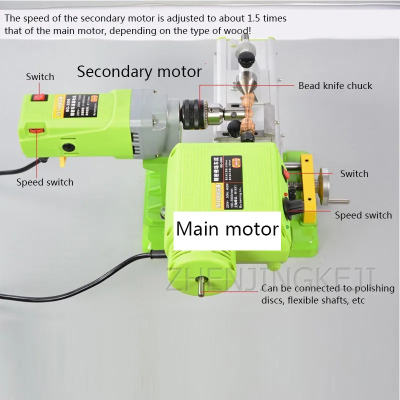 Mini Lathe High Precision Multifunction Bead Machine Small BeadsAngled Ruler Tools Machinery and Accessories | Инструменты