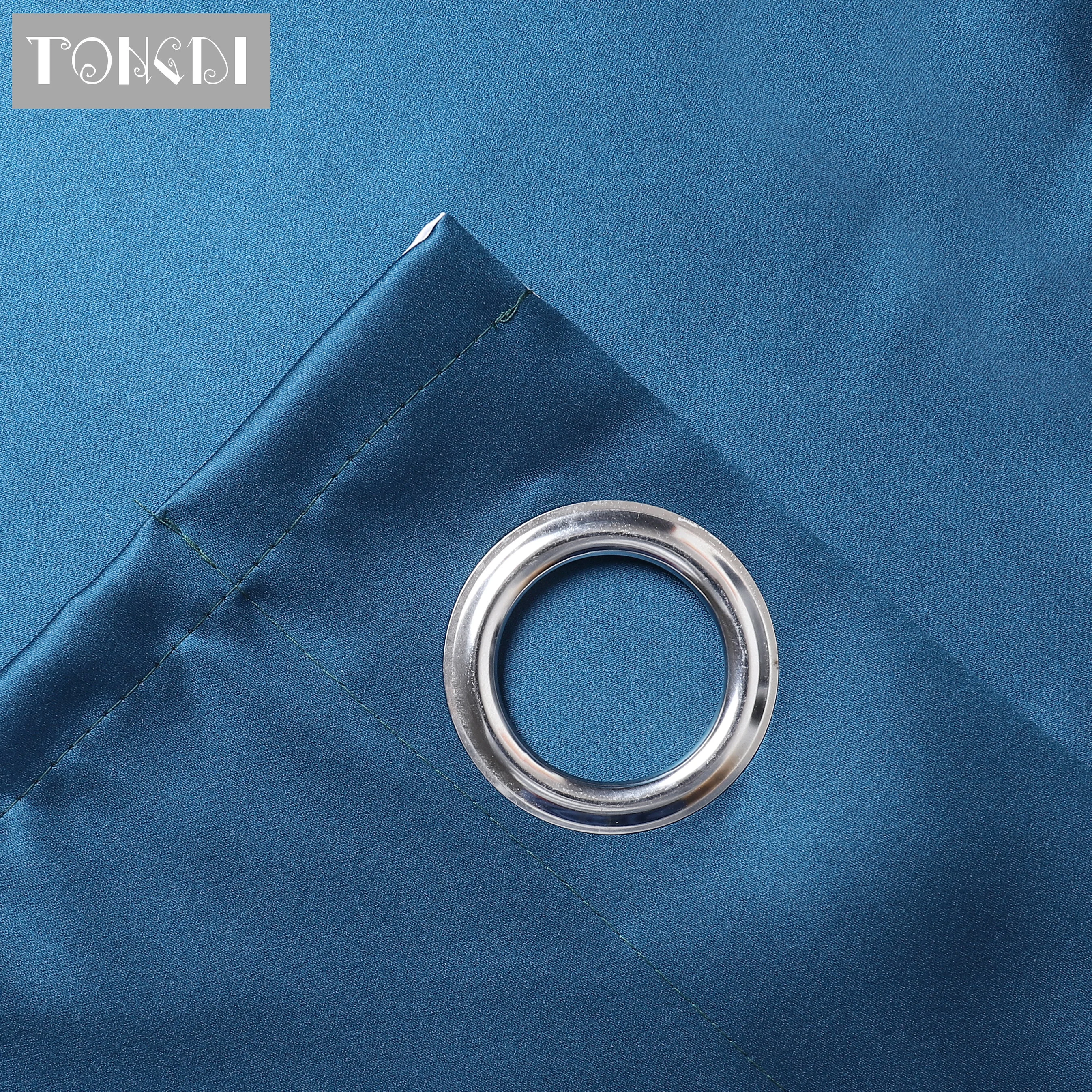 TONGDI затемненные шторы Современные Блестящие высококачественные однотонные