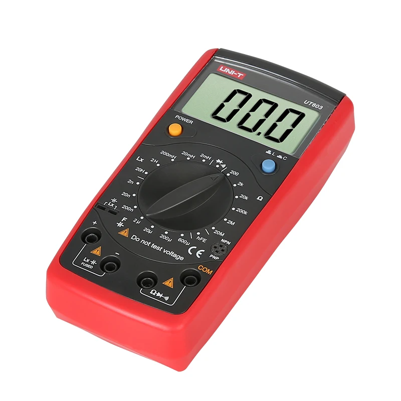 Измеритель индуктивности UT603 измеритель и емкости LCR конденсаторы Омметр с hFE