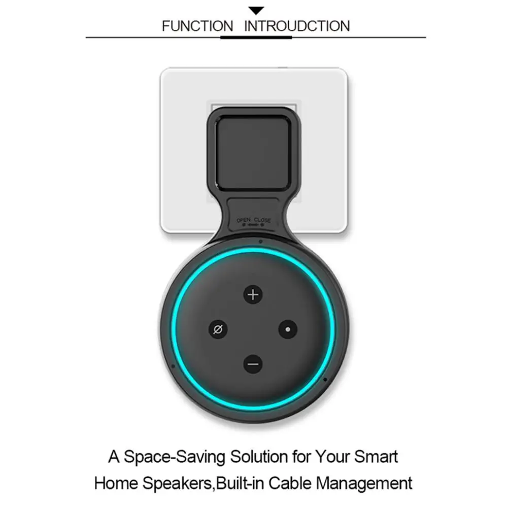 Audio Echo Dot Voice Assistant Speaker Socket Charge Bracket Smart Hanger Power Charging Portable Stand Rack #N | Электроника