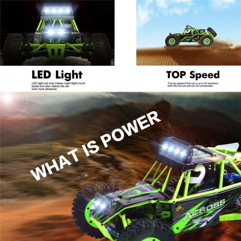 wltoys 12428 rc автомобиль 4wd 24 ггц 112 радиоу