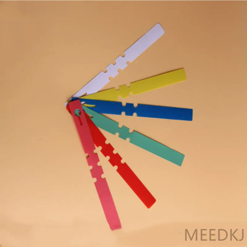 50 /100 штук садоводства ПВХ водонепроницаемая кольцевая этикетка с цветочным