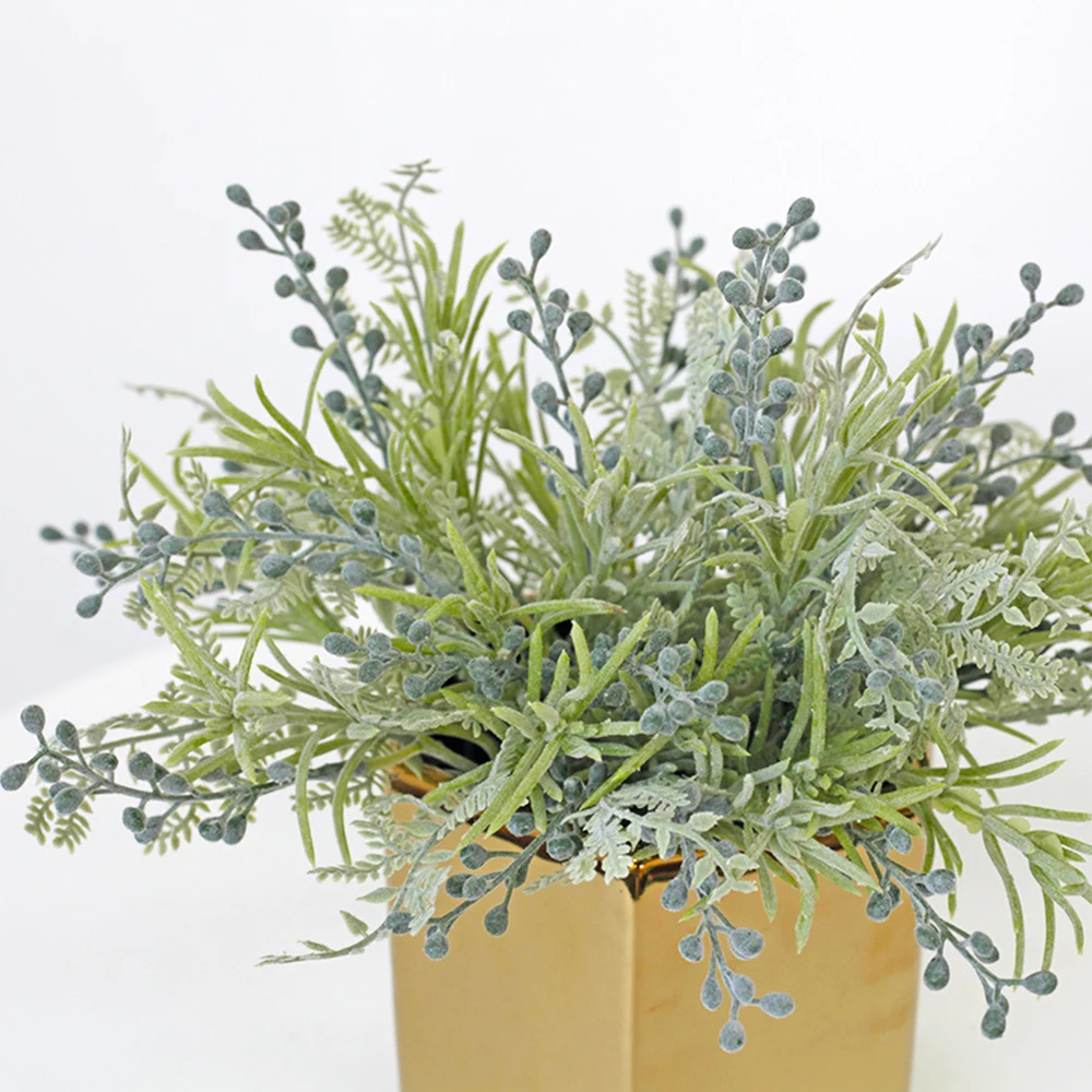 

Artificial Flower Decoration Living Room Fake Flower Flower Berry Bouquet Home Wedding Decoration Accessories Photo Props