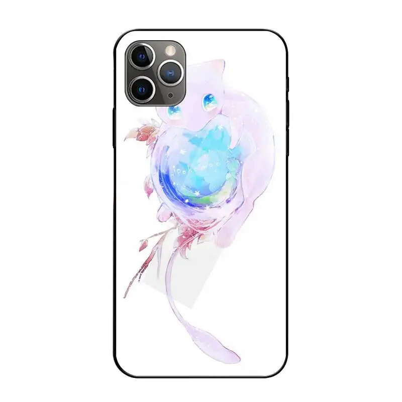 

Mew Phone Case Tempered Glass For Iphone6plus 6S 7 7plus 8 X XS XSmax XR 11 12 Pro Max 12mini