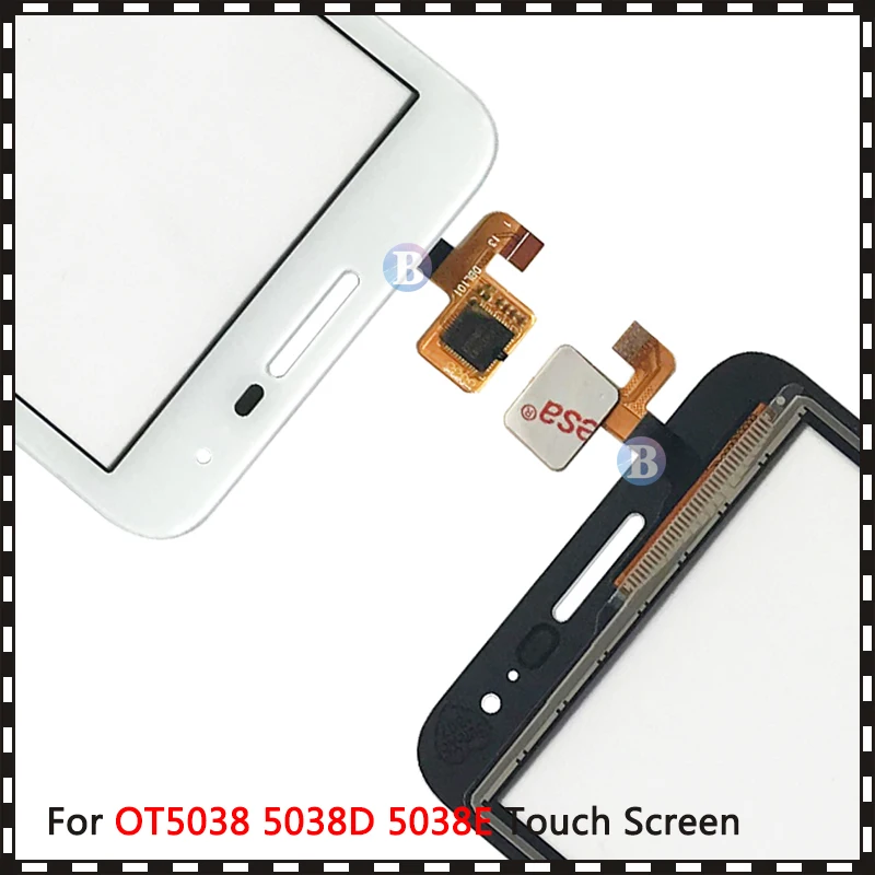 

Replacement 4.5" For Alcatel One Touch POP D5 OT5038 5038D 5038E Touch Screen Digitizer Sensor Outer Glass Lens Panel