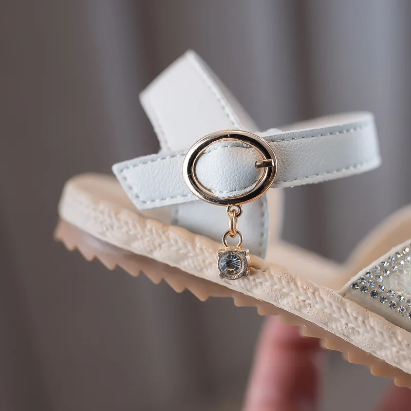 

Summer Girls Baby Sandals Princess Soft-soled Beach Shoes Infant Roman Shoes Children Shoes