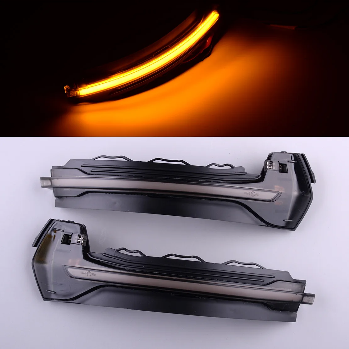 

2pcs Dynamic LED Side Wing Rearview Mirror Turn Signal Lamp Light Yellow Fit For Audi A3 8V S3 RS3 2013 2014 2015 2016 2017 2018