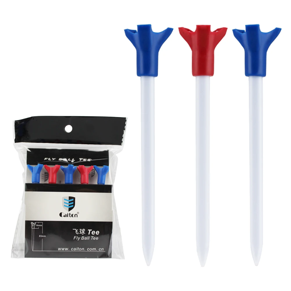 5 шт./пакет Гольф Тройники 83 мм Летающий шарик тройник для водителя фарватера
