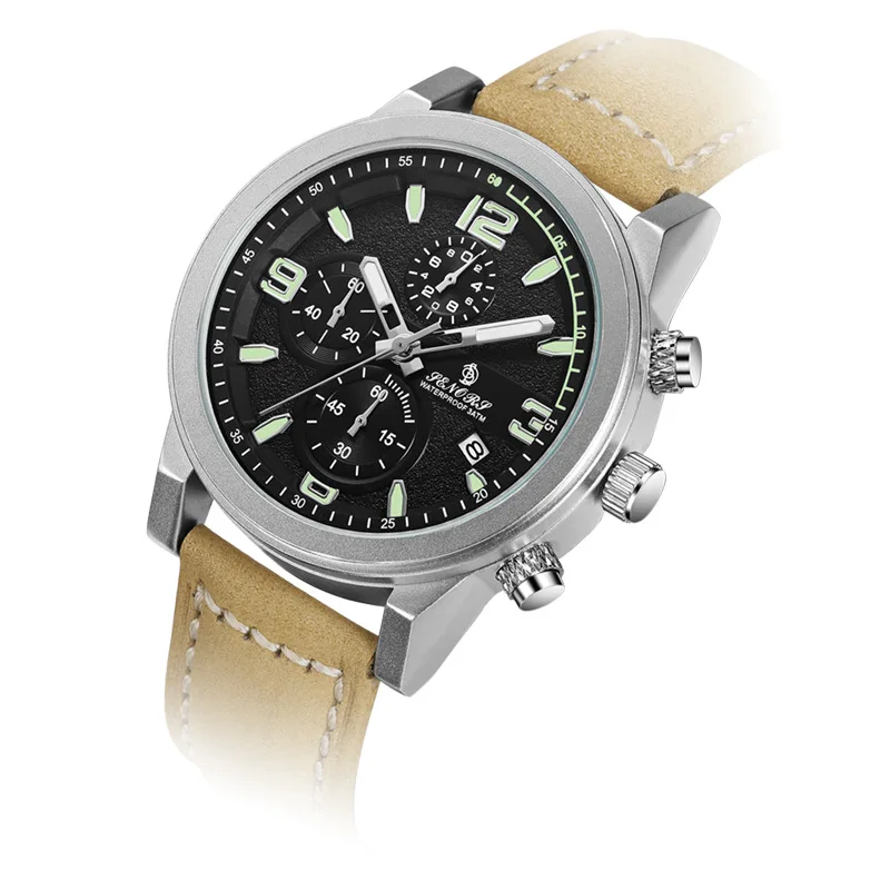 

1963 Pilot Watches 44 mm Multifunctional Quartz Men Military Watch Personality 2021NEW Brand Sports Tough Guy Gift Male Watches