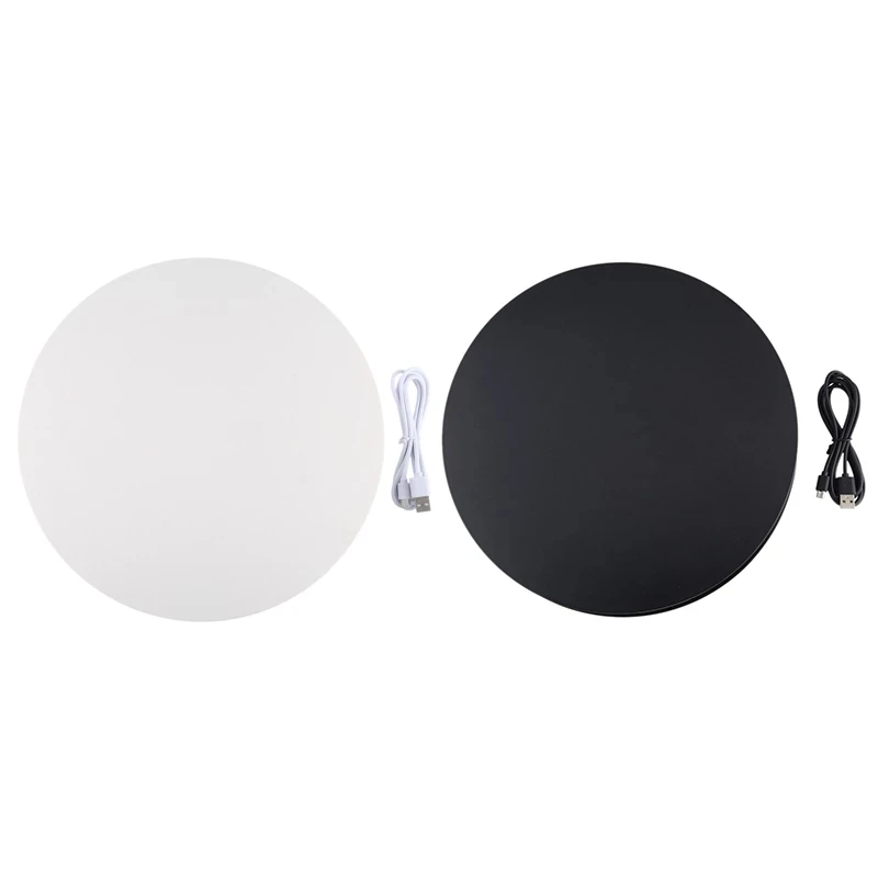 

PULUZ PU3048 Rotating Display Stand,30cm Electric Rotating Turntable Display Stand Photography Video Props Turntable