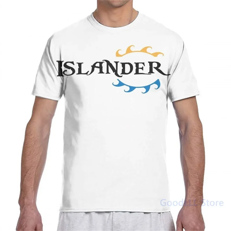 Мужская футболка Islander Sun and Sea модная с принтом для девочек топы мальчиков