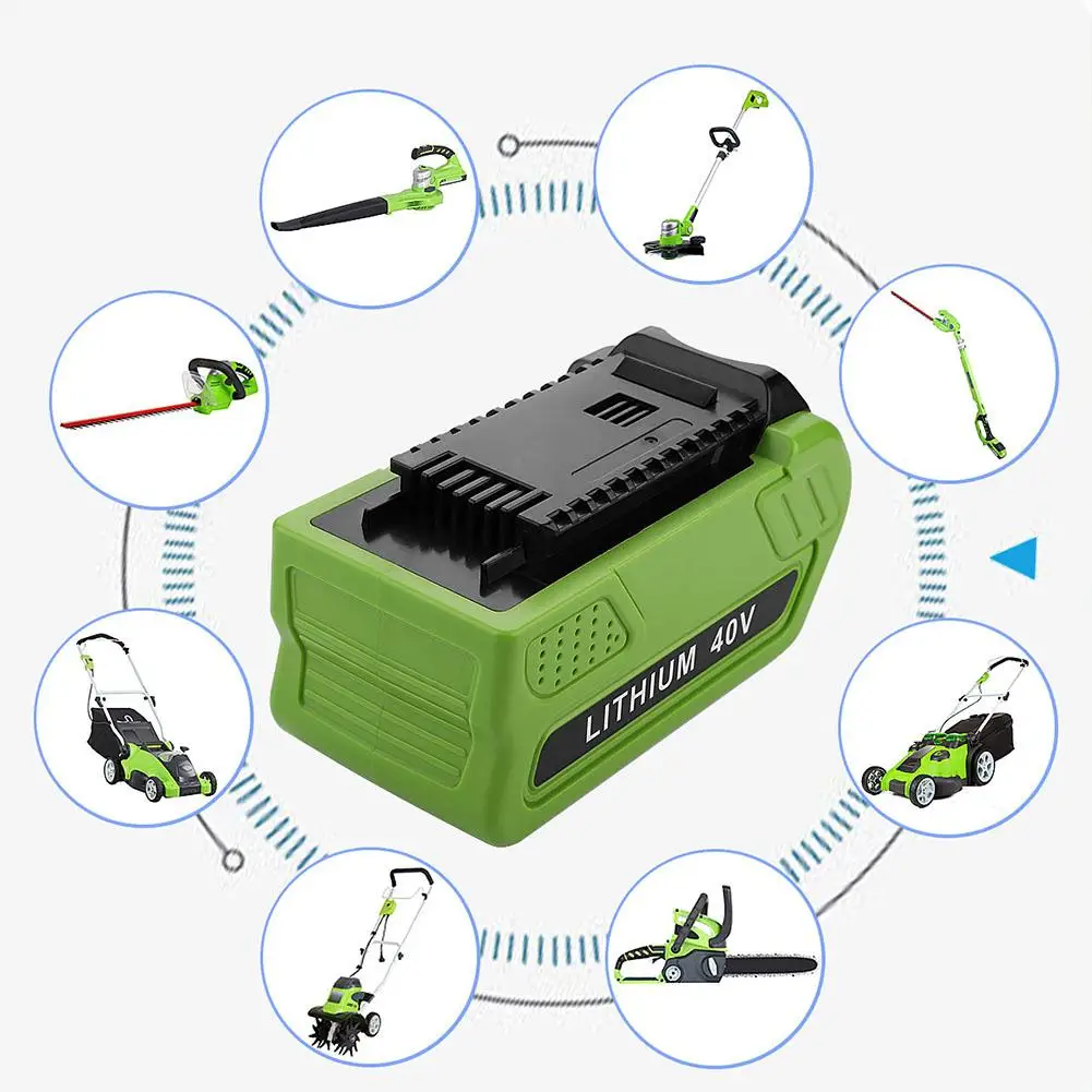 

DishyKooker 40V Rechargeable Lithium Battery Replacement for 19Inches Creabest Lawn Mower